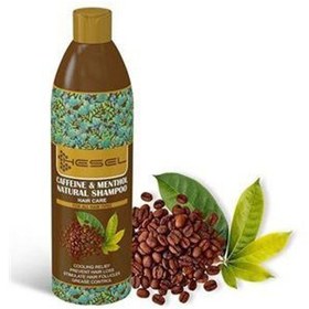 شامپو گیاهی سر ( هسل ) حاوی عصاره کافئین و منتوع مناسب برای انواع مو ها 400 گرم