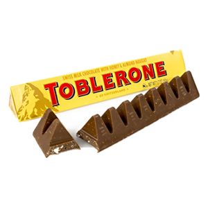 شکلات خارجی مثلث توبلرون زرد ( عسل و بادام )   toblerone