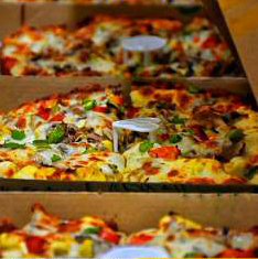 پیتزا مرغ و قارچ خانواده - الون 11