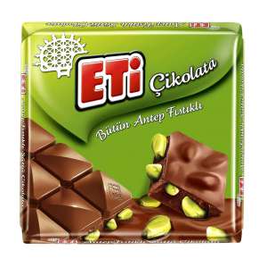 شکلات با پسته ETi خارجی ترکیه ۷۰ گرم
