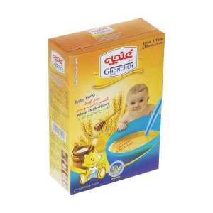 غذای کودک گندمین با شیر و عسل جعبه ای 300 گرم