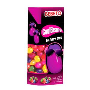پاستیل خارجی ببتو کولبینز بنفش bebeto coolbeans ۳۶ گرمی