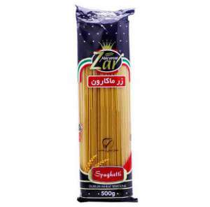 اسپاگتی قطر ۲.۵ زر ماکارون ماکارونی ساده ۵۰۰ گرم