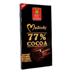 شکلات تلخ ۷۷ ٪ ملودی آناتا ۸۰ گرم
