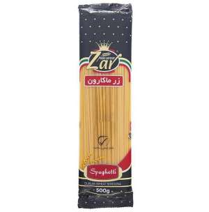 اسپاگتی قطر ۱.۵ زر ماکارون ماکارونی ساده ۵۰۰ گرم
