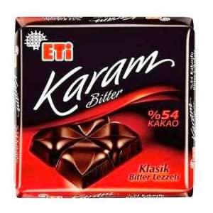 شکلات تلخ ۵۴٪ کلاسیک - خارجی ترکیه ETi karam bitter ۷۰ گرم