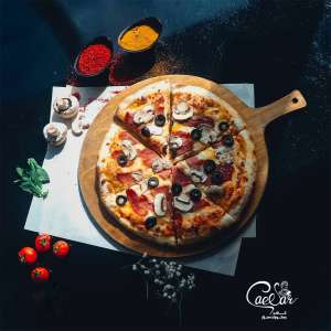 پیتزا بیکن خانواده - سزار