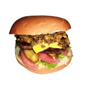 میکس همبرگر با باگت -  اغذیه دولتی