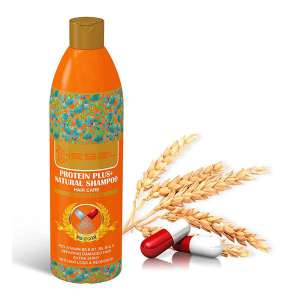 شامپو گیاهی سر ( هسل ) حاوی عصاره پروتئین گندم مناسب برای انواع مو ها 400 گرم