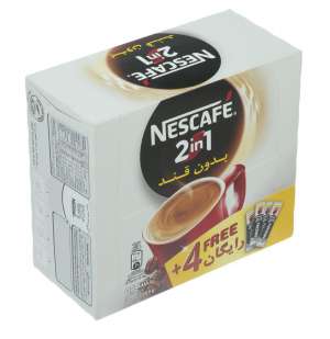 پودر مخلوط قهوه فوری نسکافه ۲ در ۱     nescafe  2  in 1   ۲۴ عدد پک ۲۰ گرمی
